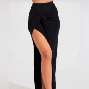 BuffBunny Odyssey Wrap Skirt- Black, XL
